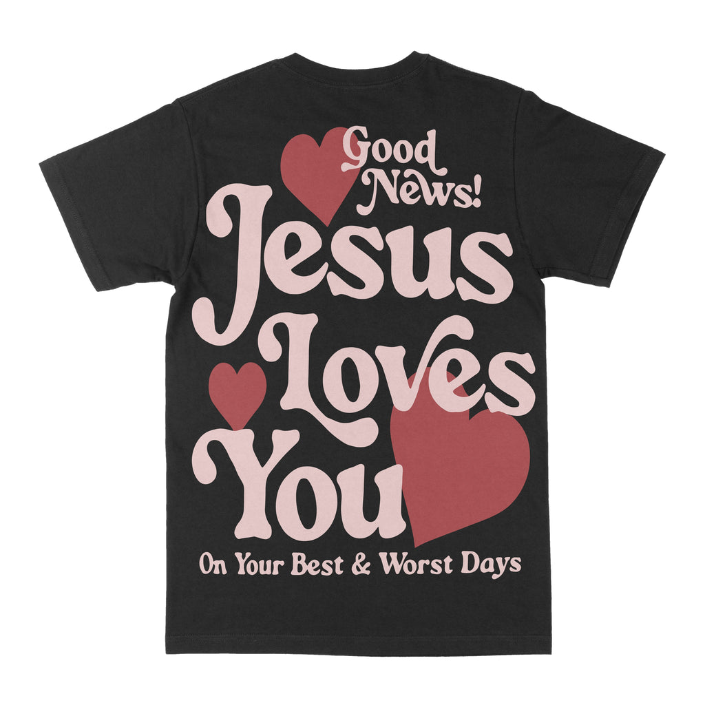 Good News God Loves You Graphic Tee