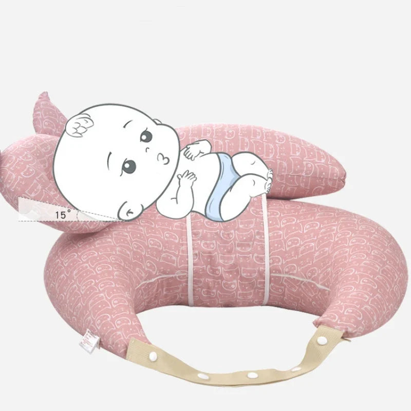 Multifunction Nursing Pillow – Baby Feeding & Shaping Pillow with Shoulder Strap