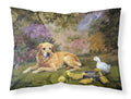 Yellow Labrador and Chicks Standard Pillowcase Lightweight Super Soft Easy Care Decorative Artwork Pillowcase, Standard