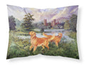 Golden Retrievers Standard Pillowcase Lightweight Super Soft Easy Care Decorative Artwork Pillowcase, Standard