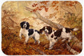 Springer Spaniels by Elizabeth Halstead Cutting Board Tempered Glass Kitchen Cutting Surface, Heat Resistant Chopping, Non-Slip Feet, Food Prep & Serving