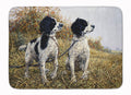 Two Springer Spaniels by Michael Herring Memory Foam Kitchen Mat Machine Washable Anti-Fatigue Cushion Comfort Bath or Kitchen Rug