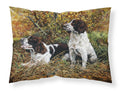 Two Springer Spaniels in the grasses Standard Pillowcase Lightweight Super Soft Easy Care Decorative Artwork Pillowcase, Standard
