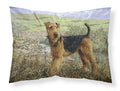 Airedale Terrier The Kings Country Standard Pillowcase Lightweight Super Soft Easy Care Decorative Artwork Pillowcase, Standard