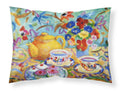 Teal Tea by Wendy Hoile Standard Pillowcase Lightweight Super Soft Easy Care Decorative Artwork Pillowcase, Standard