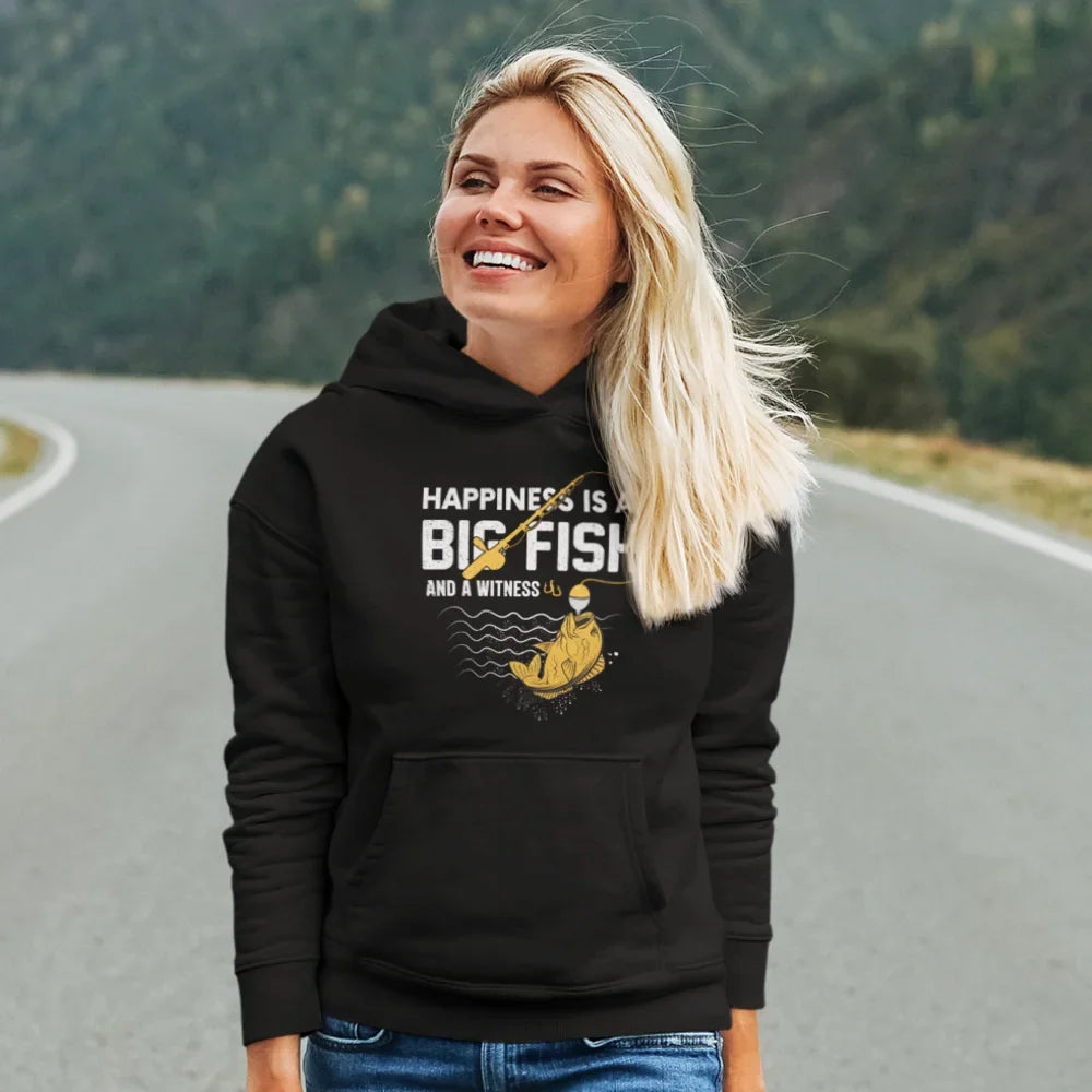 Happiness Is A Big Fish Unisex Hoodie