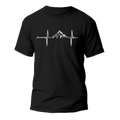 Mountain Hiking Heartbeat Unisex T-Shirt