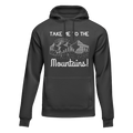 Hiking Take Me To The Mountains Adult Fleece Hoodie