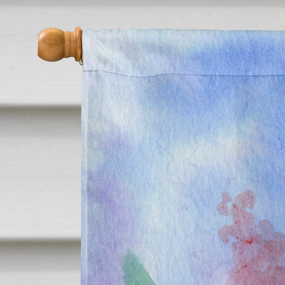 Gladioli House Flag 28x40 Porch Sleeve Pole Decorative Outside Yard Banner Artwork Wall Hanging, Polyester