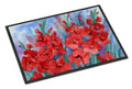 Gladioli Doormat Indoor Outdoor 24H X 36W Front Door Mat Rugs for Entryway, Non Slip Washable Low Pile,