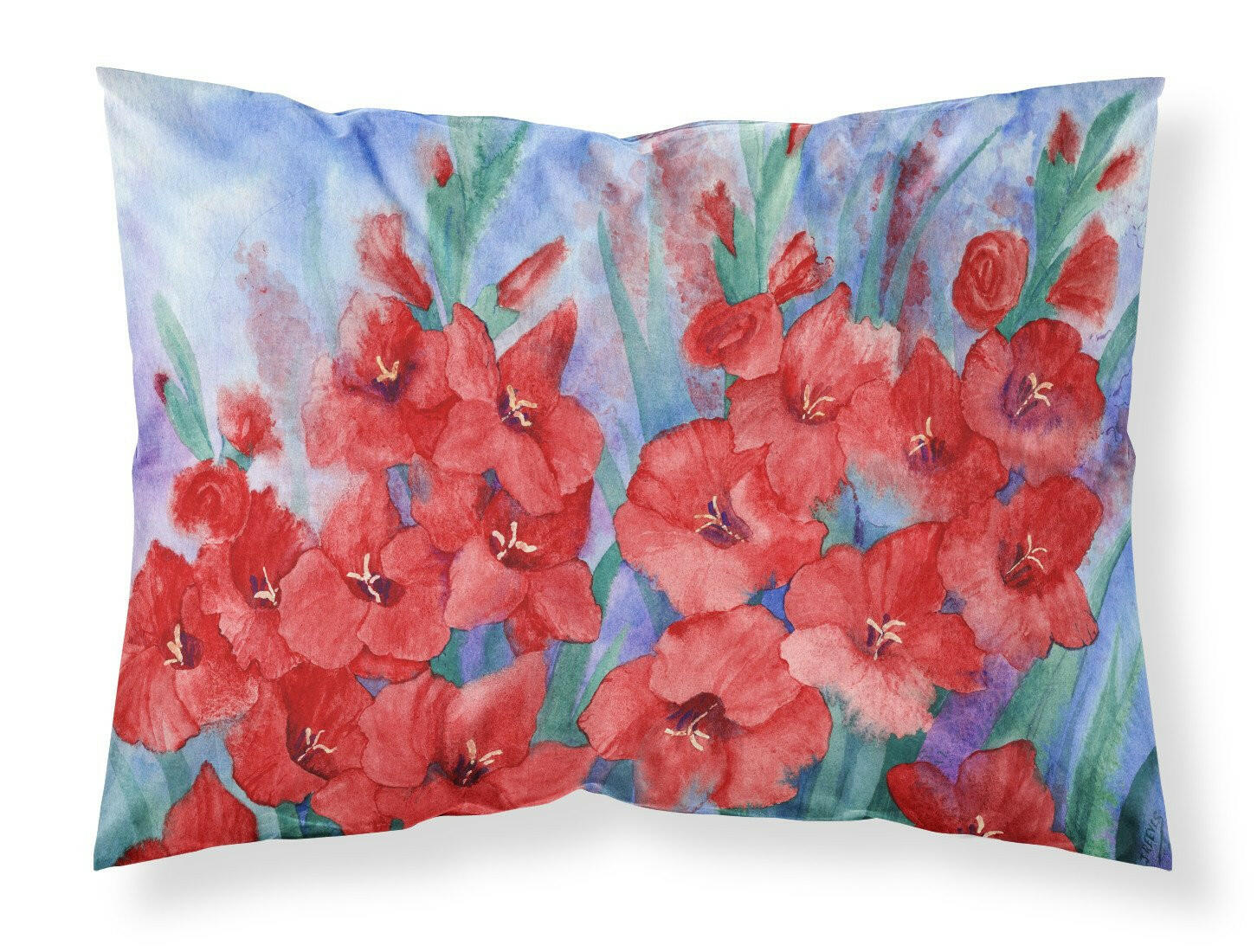 Gladioli Standard Pillowcase Lightweight Super Soft Easy Care Decorative Artwork Pillowcase, Standard