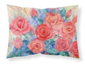 Roses Standard Pillowcase Lightweight Super Soft Easy Care Decorative Artwork Pillowcase, Standard