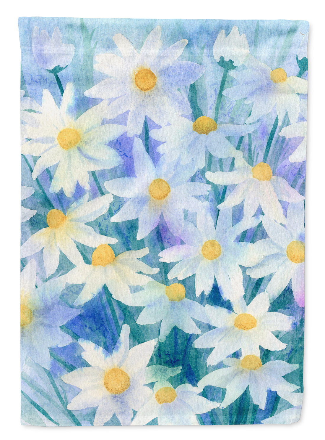 Light and Airy Daisies House Flag 28x40 Porch Sleeve Pole Decorative Outside Yard Banner Artwork Wall Hanging, Polyester