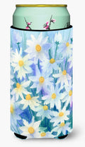 Light and Airy Daisies Tall Boy Hugger Can Cooler Sleeve Machine Washable Drink Collapsible Insulator Beverage Insulated Holder