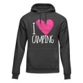 I Love Camping Adult Fleece Hoodie