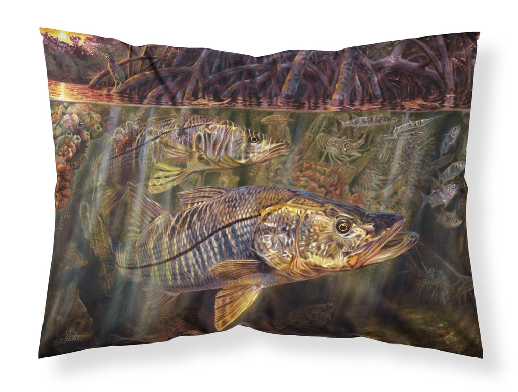 Grove Garden Snook Standard Pillowcase Lightweight Super Soft Easy Care Decorative Artwork Pillowcase, Standard