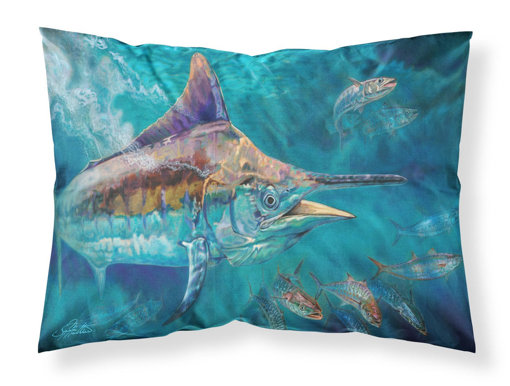Liquid Metal Black Marlin Standard Pillowcase Lightweight Super Soft Easy Care Decorative Artwork Pillowcase, Standard