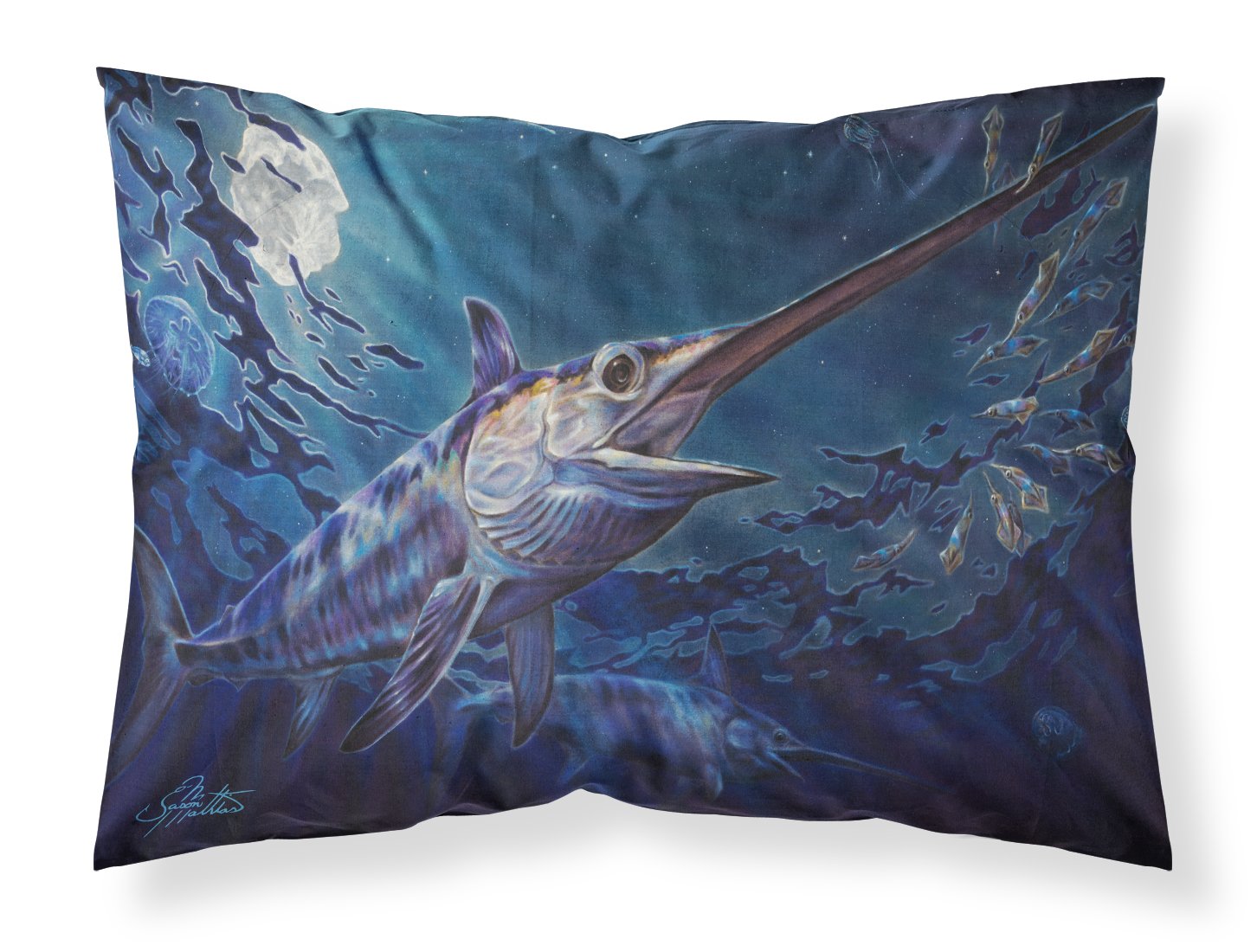 Prince Of Darkness Swordfish Standard Pillowcase Lightweight Super Soft Easy Care Decorative Artwork Pillowcase, Standard