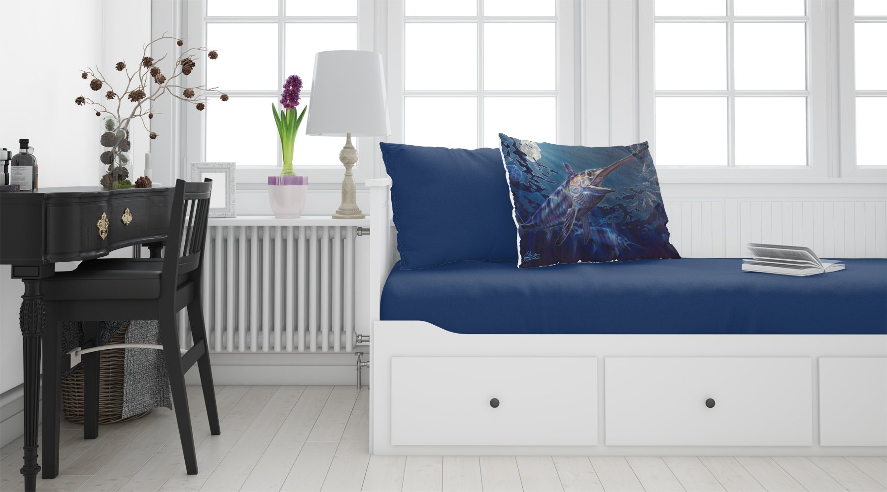 Prince Of Darkness Swordfish Standard Pillowcase Lightweight Super Soft Easy Care Decorative Artwork Pillowcase, Standard