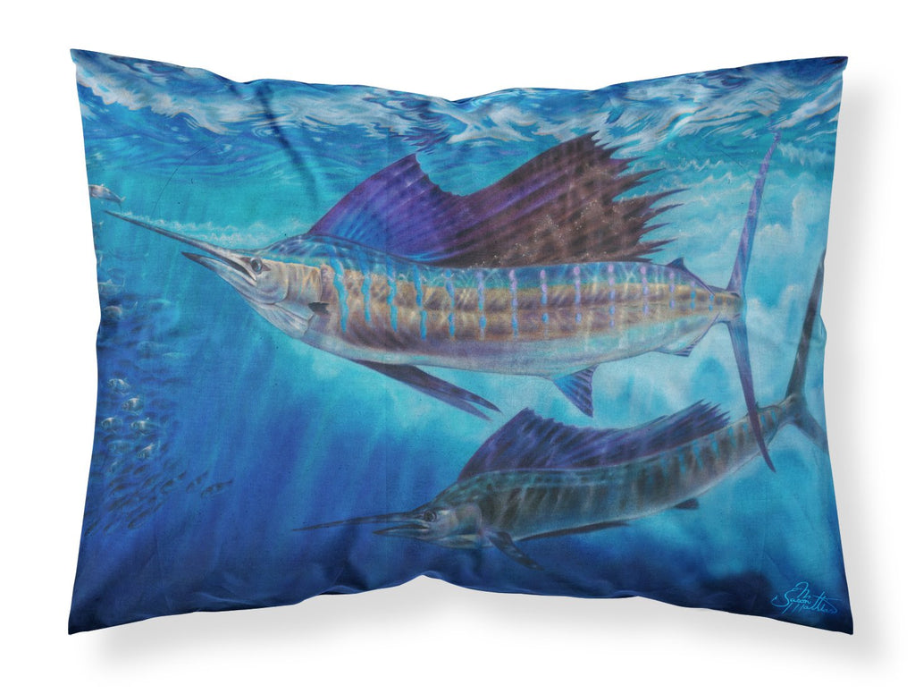 Wide Open Sailfish Standard Pillowcase Lightweight Super Soft Easy Care Decorative Artwork Pillowcase, Standard