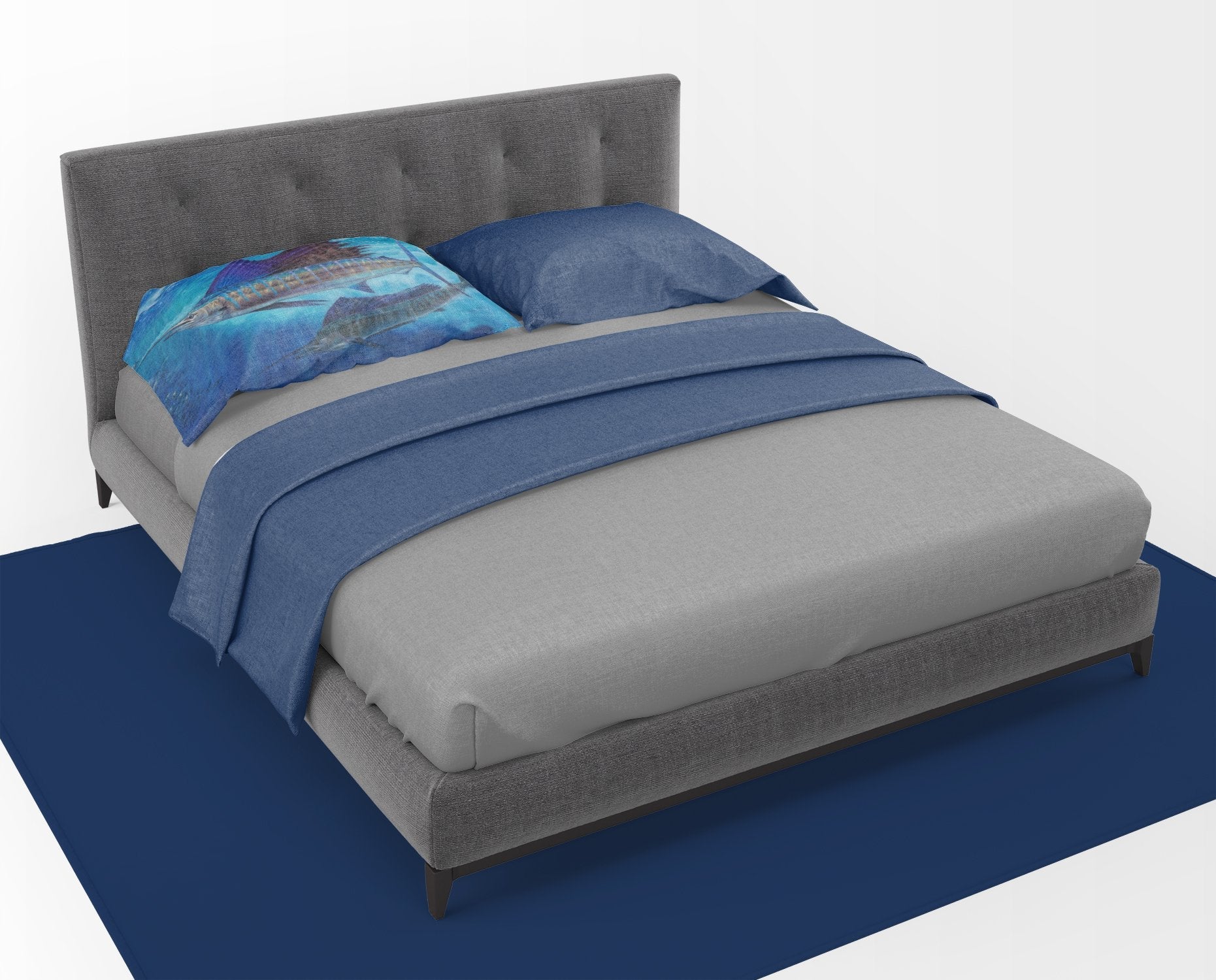 Wide Open Sailfish Standard Pillowcase Lightweight Super Soft Easy Care Decorative Artwork Pillowcase, Standard