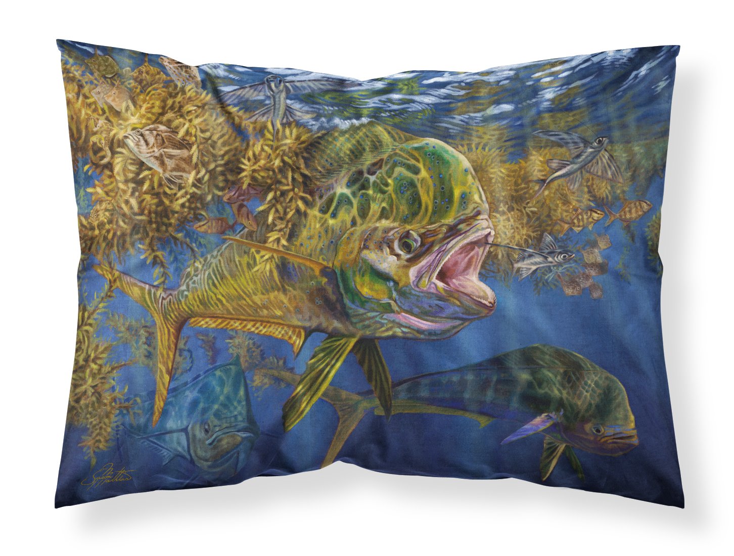 Seaweed Salad Mahi Standard Pillowcase Lightweight Super Soft Easy Care Decorative Artwork Pillowcase, Standard