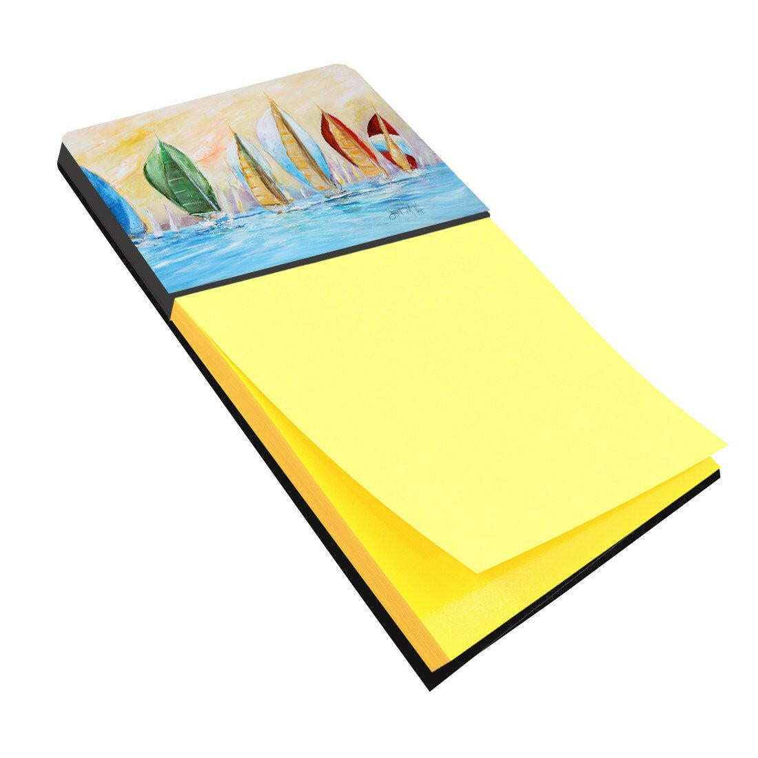 Reggatta Watercolor Sticky Note Holder Refillable Dispenser Desk Accessory 3x3 Pad Gift