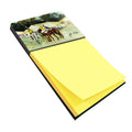 Polo at the Point Watercolor Sticky Note Holder Refillable Dispenser Desk Accessory 3x3 Pad Gift