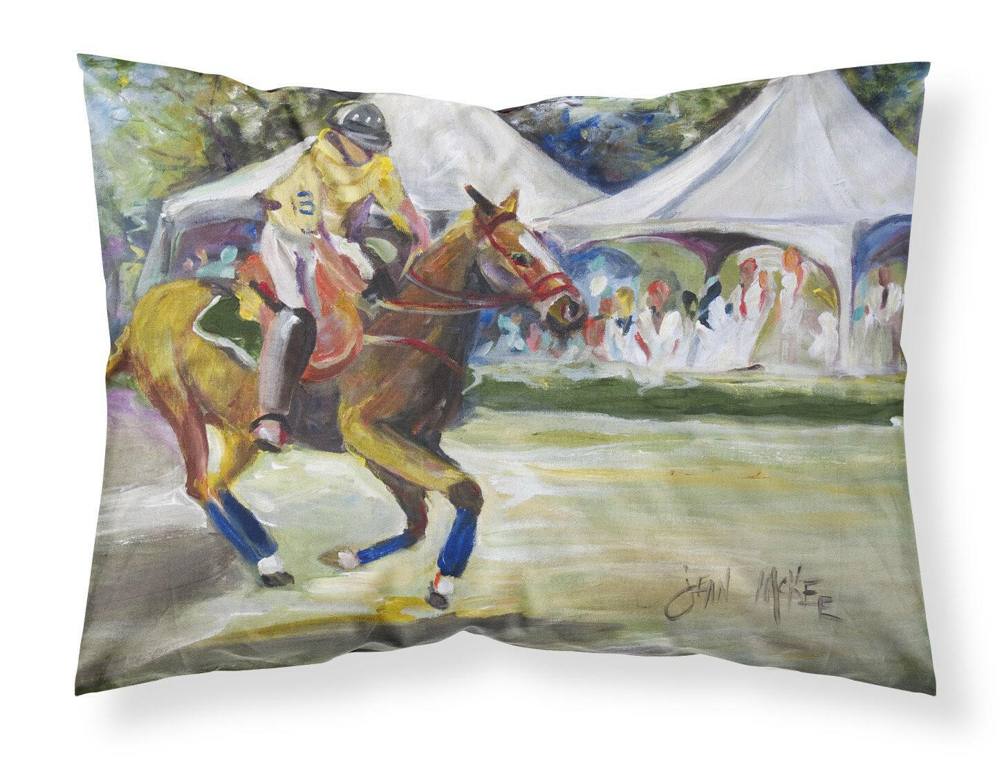 Polo at the Point Standard Pillowcase Lightweight Super Soft Easy Care Decorative Artwork Pillowcase, Standard