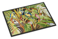 Three Blue Parrots Doormat Indoor Outdoor 18H X 27W Front Door Mat Rugs for Entryway, Non Slip Washable
