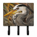 Blue Heron Leash or Key Holder Wall Hooks, Coat Rack Wall Mount, for Hanging Keys, Towels, Aprons, Leashes