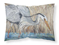 Blue Heron in the reeds Standard Pillowcase Lightweight Super Soft Easy Care Decorative Artwork Pillowcase, Standard