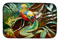 Mandarin Pheasant Dish Drying Mat Absorbent Dish Drying Mat Pad for Kitchen Counter Dish Drainer Mat for Countertop, 14 x 21", Multicolor
