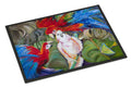 Menage-a-trois Parrots Doormat Indoor Outdoor 24H X 36W Front Door Mat Rugs for Entryway, Non Slip Washable Low Pile,