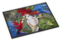 Menage-a-trois Parrots Doormat Indoor Outdoor 18H X 27W Front Door Mat Rugs for Entryway, Non Slip Washable