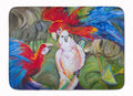 Menage-a-trois Parrots Memory Foam Kitchen Mat Machine Washable Anti-Fatigue Cushion Comfort Bath or Kitchen Rug