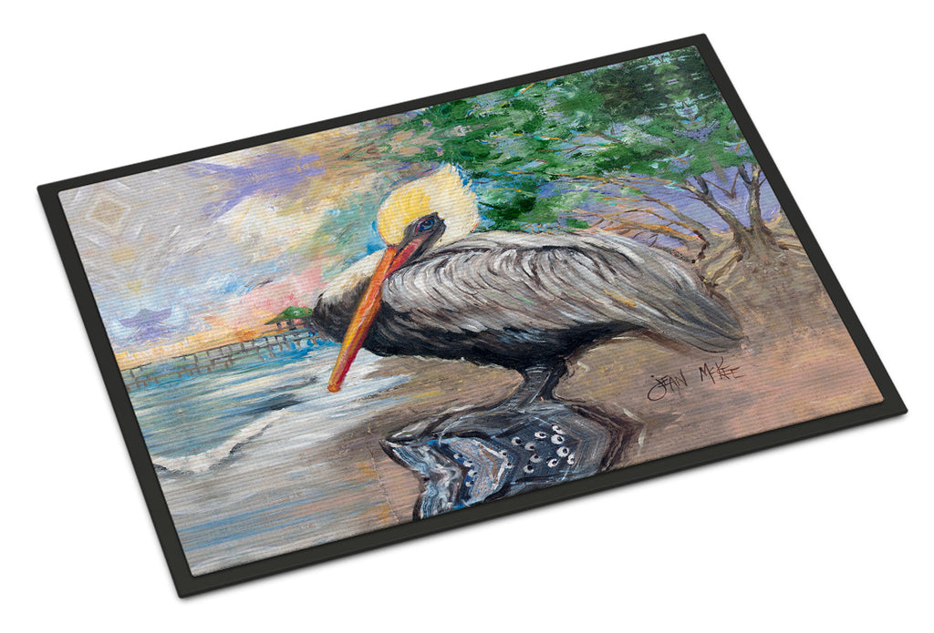 Pelican Bay Doormat Indoor Outdoor 24H X 36W Front Door Mat Rugs for Entryway, Non Slip Washable Low Pile,