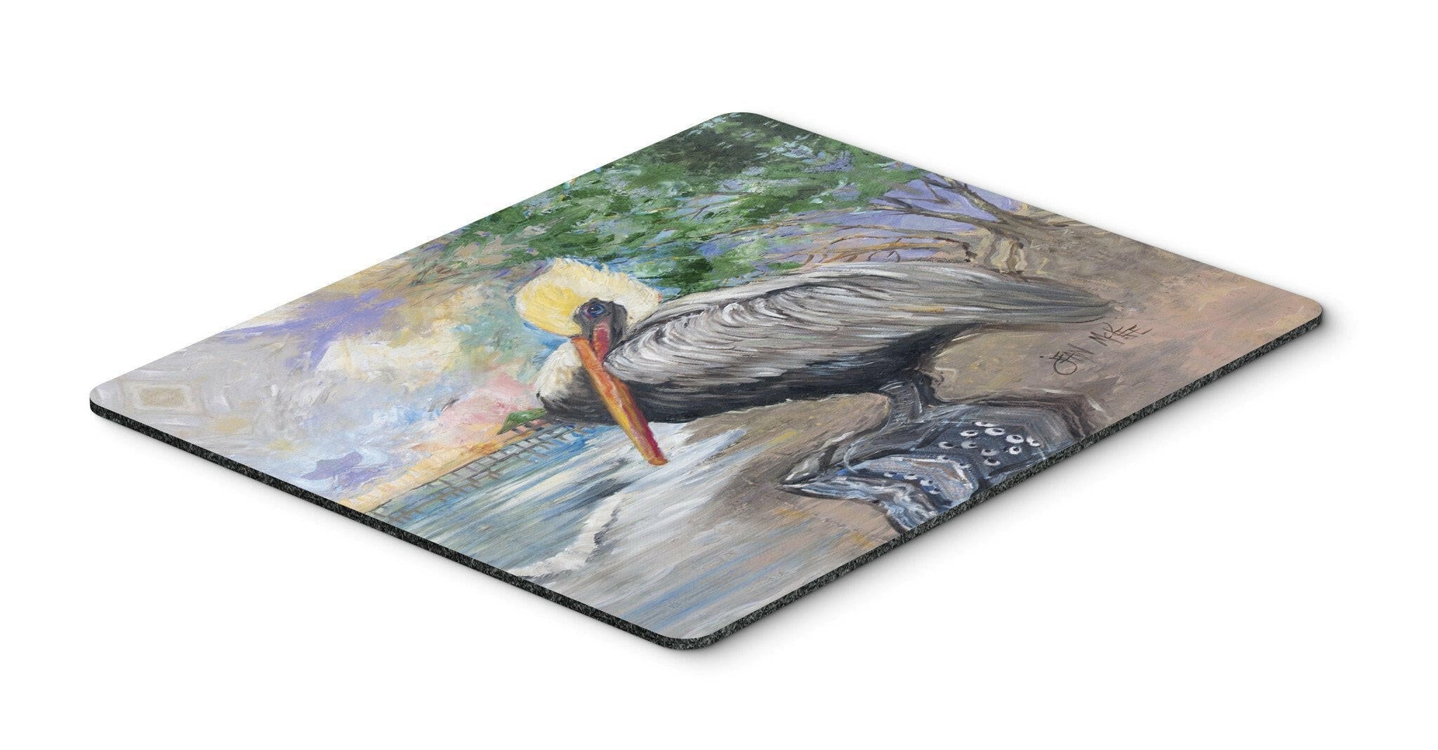 Pelican Bay Mouse Pad, Heat Resistant Trivet Hot Pad , Non Slip Rubber Desk Mat, Kitchen Counter Protector, Home Office Decor Gift