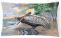 Pelican Bay Decorative Throw Pillow 12x16 Indoor Outdoor Accent Cushion, Fabric Cover with Insert for Sofa, Bed, Porch & Living Room