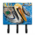 Pelican Dressed as a Reindeer Leash or Key Holder Wall Hooks, Coat Rack Wall Mount, for Hanging Keys, Towels, Aprons, Leashes
