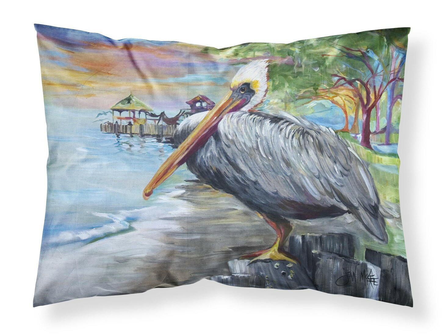 Pelican view Standard Pillowcase Lightweight Super Soft Easy Care Decorative Artwork Pillowcase, Standard