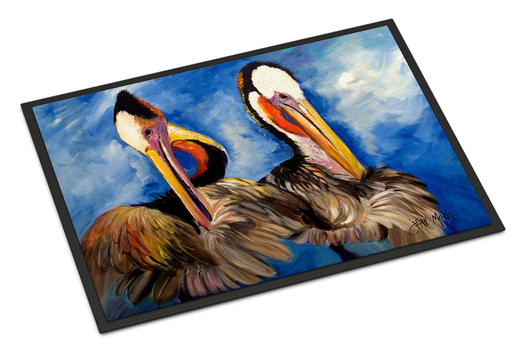 Pelican Brothers Doormat Indoor Outdoor 24H X 36W Front Door Mat Rugs for Entryway, Non Slip Washable Low Pile,