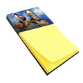 Pelican Brothers Watercolor Sticky Note Holder Refillable Dispenser Desk Accessory 3x3 Pad Gift