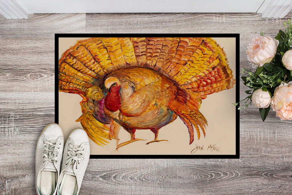 Turkey Doormat Indoor Outdoor 24H X 36W Front Door Mat Rugs for Entryway, Non Slip Washable Low Pile,