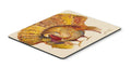 Turkey Mouse Pad, Heat Resistant Trivet Hot Pad , Non Slip Rubber Desk Mat, Kitchen Counter Protector, Home Office Decor Gift