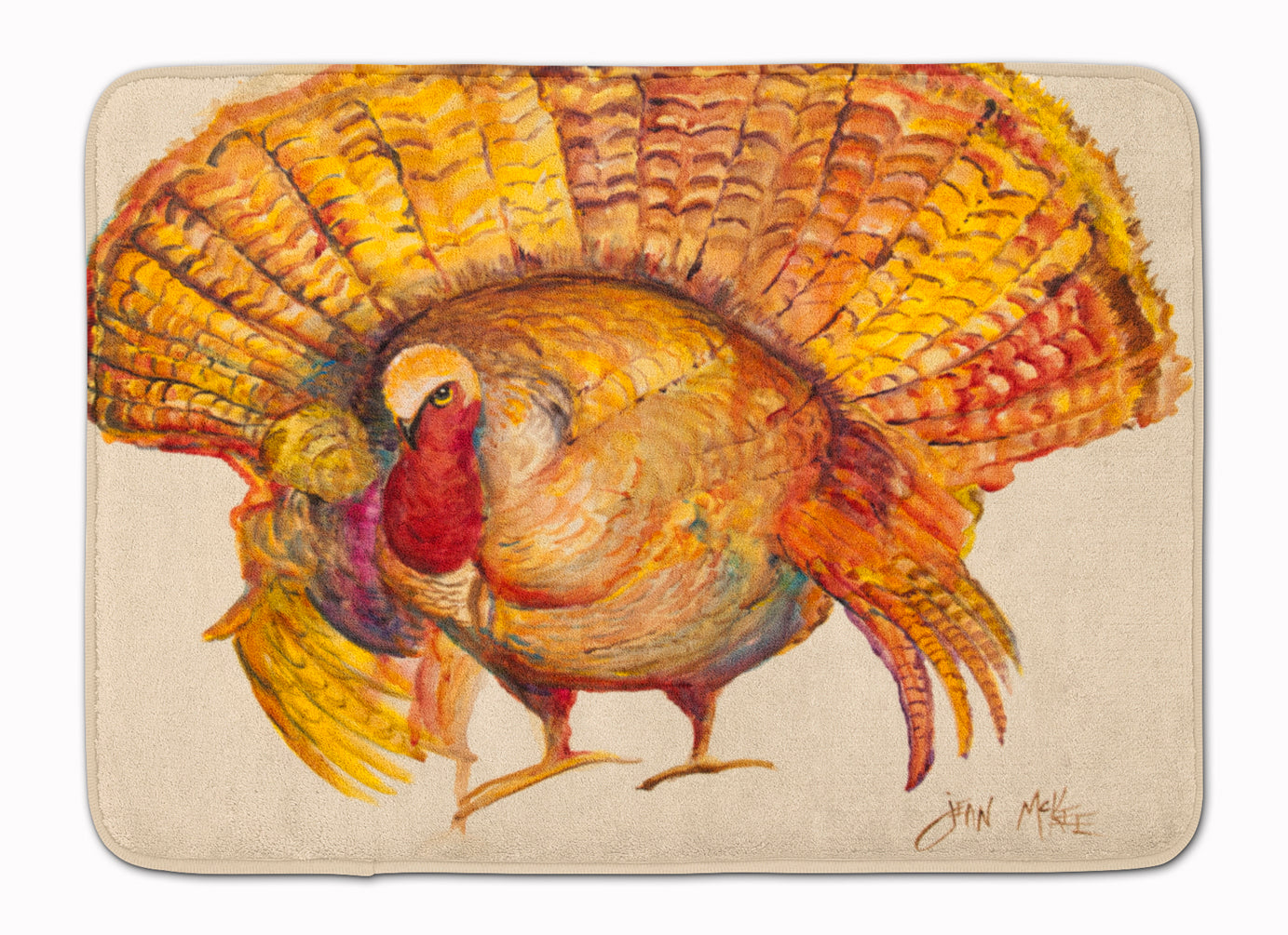 Turkey Memory Foam Kitchen Mat Machine Washable Anti-Fatigue Cushion Comfort Bath or Kitchen Rug