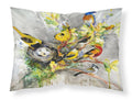 Spring Birds Standard Pillowcase Lightweight Super Soft Easy Care Decorative Artwork Pillowcase, Standard