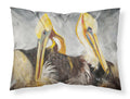 Pelicans Preening Standard Pillowcase Lightweight Super Soft Easy Care Decorative Artwork Pillowcase, Standard