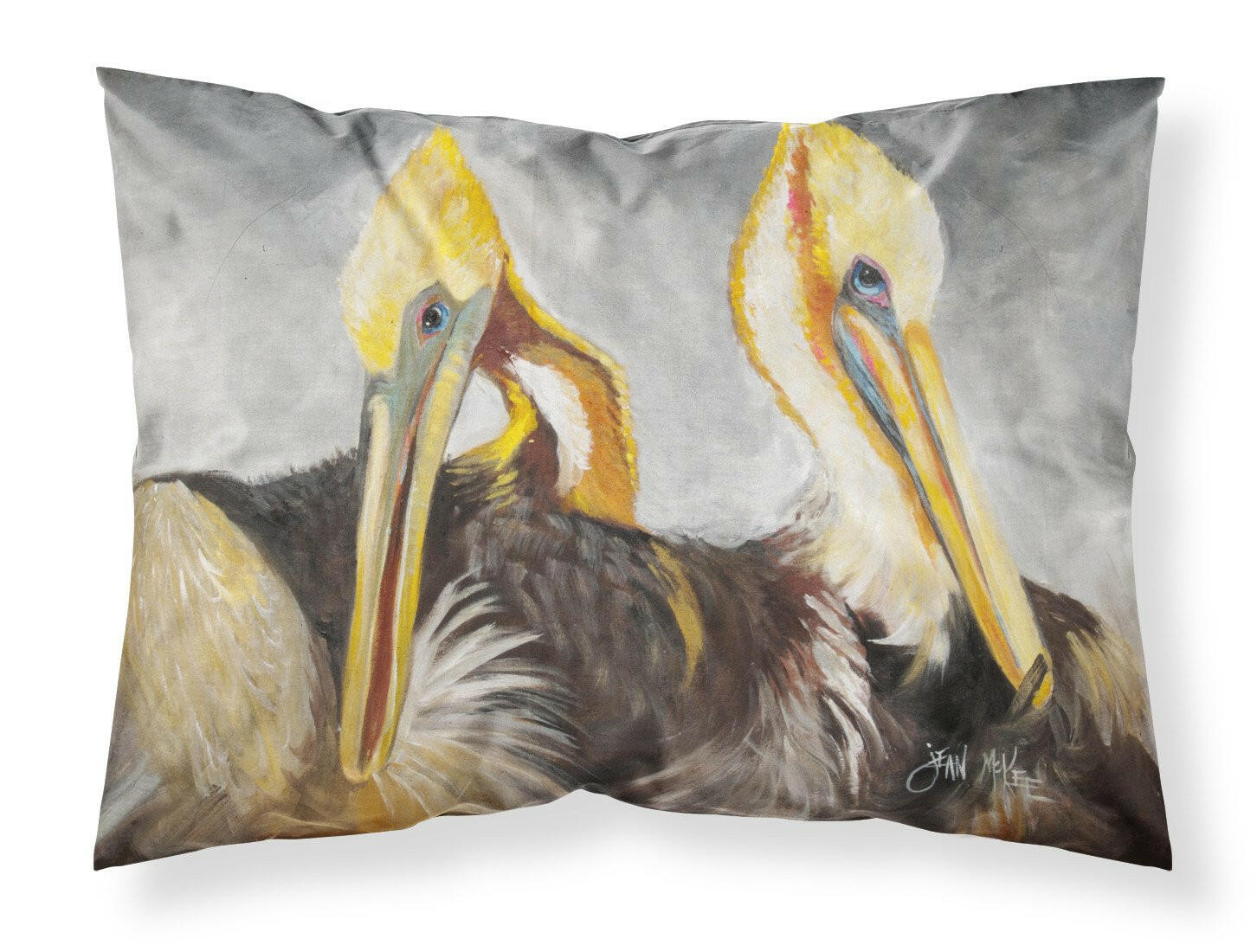 Pelicans Preening Standard Pillowcase Lightweight Super Soft Easy Care Decorative Artwork Pillowcase, Standard