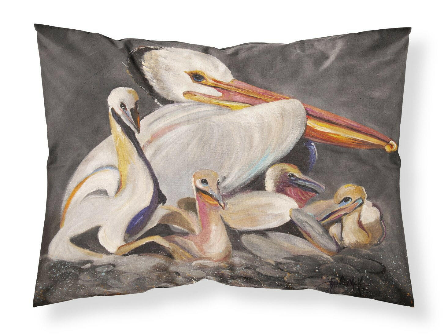 White Pelicans Standard Pillowcase Lightweight Super Soft Easy Care Decorative Artwork Pillowcase, Standard